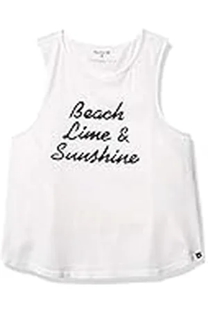 Hurley W Good Times Flouncy Tank Camiseta De Tirantes, Mujer, White, XS