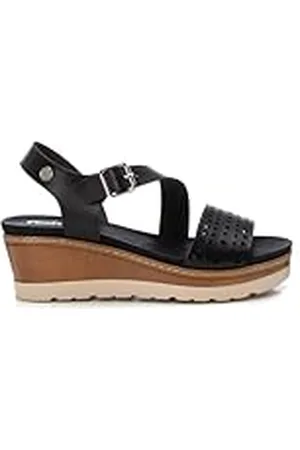 Refresh Sandalia Mujer Negro - Calzado Cómodo y Versátil - Moda casual - Modelo 17284601 (Talla 41)