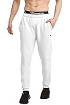 Champion Powerblend - Pantalones Deportivos de Forro Polar para Hombre, cómodos Pantalones Deportivos para Hombre (Talla Normal o Grande y Alta), Small