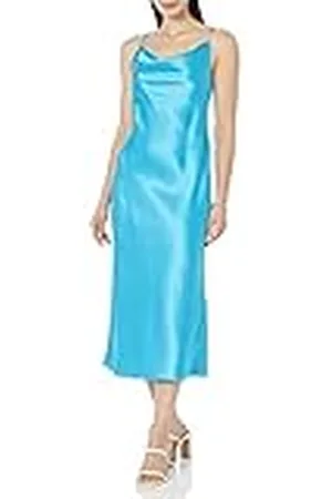 THE DROP Vestido Lencero para Mujer, Scarlett, Escote Drapeado, , 3XL Grande