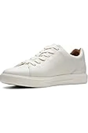 Clarks Un Costa Lace, Zapatillas Hombre, White Leather, 41 EU