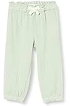 NAME IT Nbfdeanne Pant Pantalones de Tela, Color Verde, 50 cm para Bebés