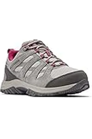 Columbia Redmond III - Zapatos de Senderismo Impermeables para Mujer, Titanio Titanio/Cebolla roja, , 9 Wide