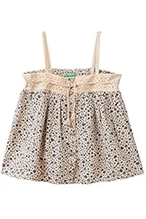 Benetton Top 5hmhch006 Camisa, , 140 cm para Niñas