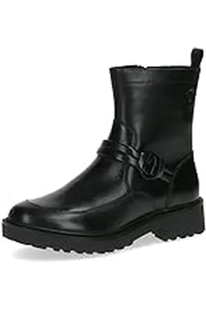 Caprice 9-25420-41, Botines planos para Mujer, Negro (Black Nappa), 38 EU