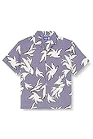 JACK & JONES Jorjeff SS Styd24-Camiseta de Jacquard Camisa de Manga Corta, , XL Hombres