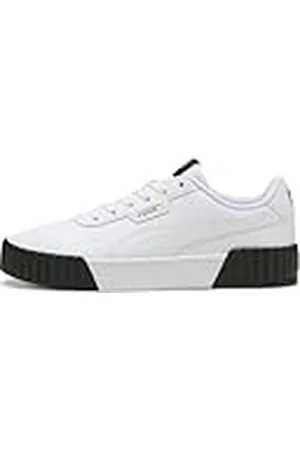 PUMA Carina 3.0, Zapatillas Mujer, White Gold Black, 38 EU