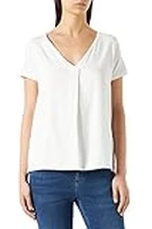 Comma, Camiseta, 0120 Blanco, 38 para Mujer