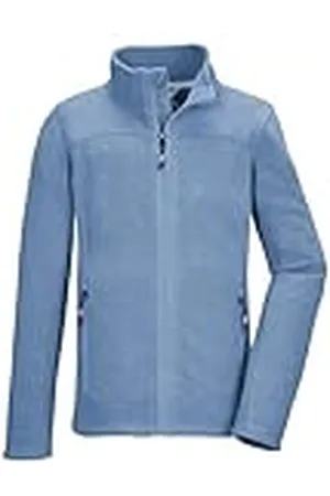 Killtec Niñas Chaqueta polar con cuello alto KOW 346 GRLS FLC JCKT, jeansblau, 140, 42136-000