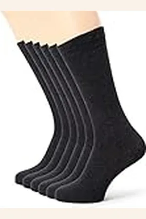 Dim Calcetines Cotton Hombre x6, Gris, 43-46