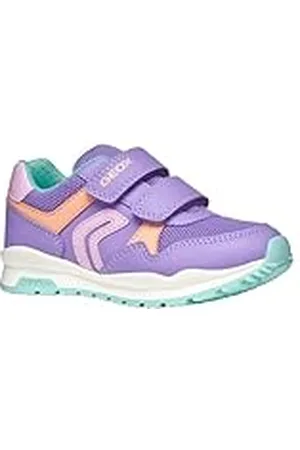 Geox J Pavel Girl A, Zapatillas, Lilac/Watersea, 39 EU