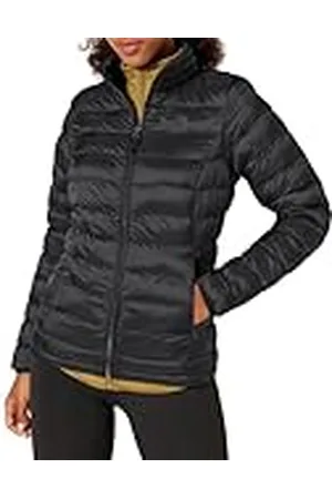 Amazon Chaqueta Acolchada Ligera de Manga Larga, Plegable, Resistente a la Lluvia (Disponible en Tallas Grandes) Mujer, , L
