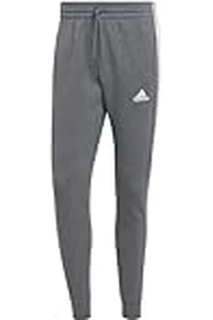 adidas Hombre Essentials Fleece 3-Stripes Tapered Cuff Pants, , XL