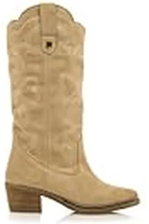 MTNG Botas de tacón Mujer Botas de tacón TEO 53723 Mujer | De Piel, con Interior Piel y Punta Afilada | Botas de tacón Casual | Cierre con Cremallera | 57416 |