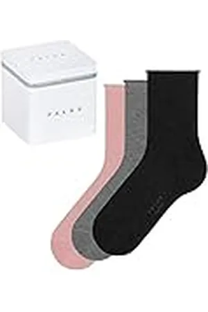 Falke Happy Box Uni Multipack W So algodón lisos 3 pares, Calcetines Mujer, , 39-42