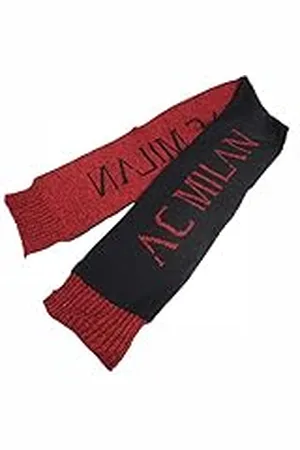 AC Milan Bufanda Jacquard, Color rosetón, XL