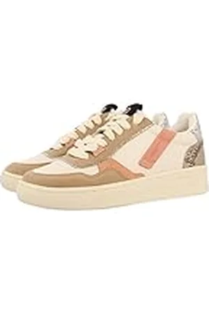 Gioseppo Sneakers Blancas con Mix de Estampados y Texturas para Mujer angath