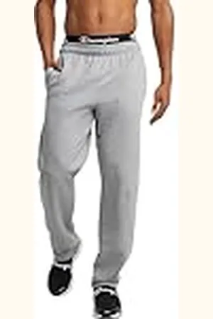 Champion Powerblend, Fleece Open-Bottom Sweatpants for Men (Reg. Or Big & Tall) Pantalones, , Large para Hombre