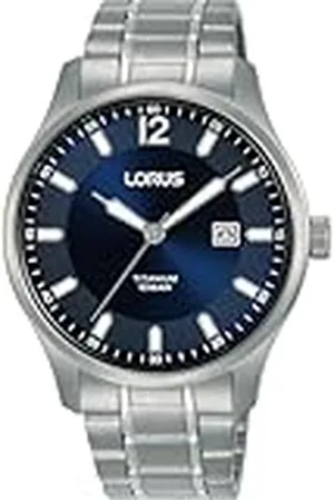 Lorus Reloj Analógico de Cuarzo para Hombre con Pulsera de Titanio