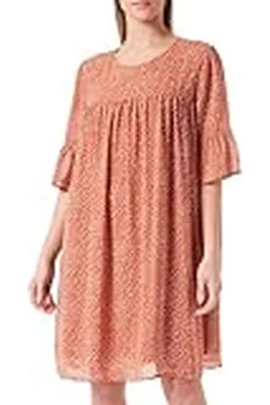 Dreimaster Kleid Vestido, Naranja, Multicolor, L Mujeres