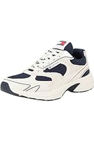 Tommy Hilfiger Chunky Sole Sneaker Hombre The Coney con Cordones, Multicolor (RWB), 41