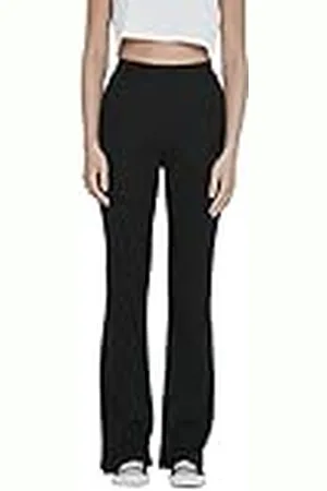 Noisy May Pantalón Acampanado de Mujer con Cintura elástica y Pierna Acampanada, Color: , Talla:XS