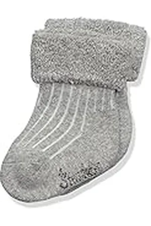 Sterntaler Calcetines para bebés, Edad: 4-6 meses, Talla: 16, Gris claro (Plata moteada)