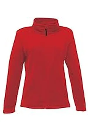 Regatta Chaqueta de Forro Polar con Cremallera Completa para Mujer, Color Rojo clásico, Talla 12