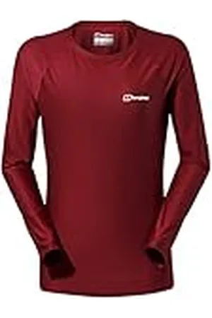 Berghaus Camiseta técnica de Capa Base y Cuello Redondo con Media Cremallera 24/7 Mujer, 3XL