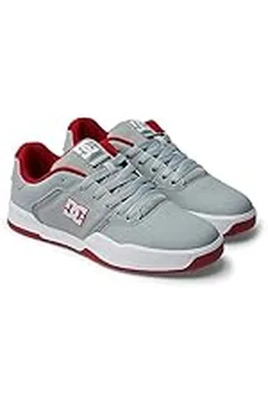Dcshoes Central, Zapatillas Hombre, Grey/Red, 40 EU