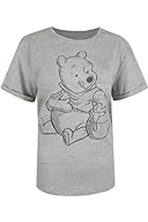 Disney Winnie The Pooh-Sketch Camiseta, , 40 (Talla del Fabricante: Medium) para Mujer