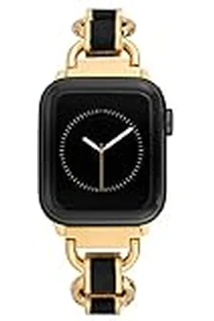 Anne Klein Moderna pulsera de goma de repuesto para Apple iWatch, segura, ajustable, se adapta a la mayoría de muñecas, , 38/40/41mm