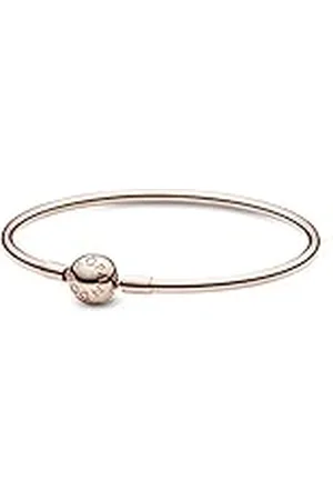 PANDORA Pulsera Caña 587132-19 Mujer Plata Moments Rose
