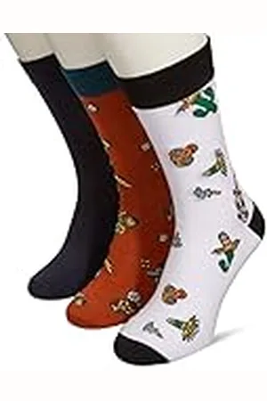 JACK & JONES Jacmexican-Calcetines (5 Unidades), diseño de Calaveras Socks, Red Ochre/Pack: Deep Teal-Bright White-Blue Coral-Navy Blazer, Talla única para Hombre