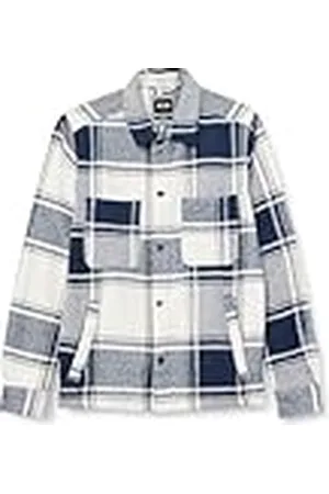 Only & Sons Onsmace Ovr LS Check-Camiseta Camisa de Manga Larga, , S para Hombre