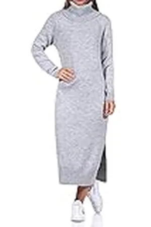 ONLY Onlbrandie L/S Roll Neck Dress Knt Noos Vestido, , S Mujer
