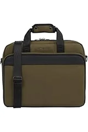 Tommy Hilfiger Maletín para portátil Hombre Repreve con correa para el hombro, Verde (Army Green), Talla Única