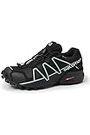Salomon Speedcross 4 GTX W, Zapatillas de Trail Running Mujer, Black-Black-Black-Metallic Bubble Blue, 40 2/3 EU