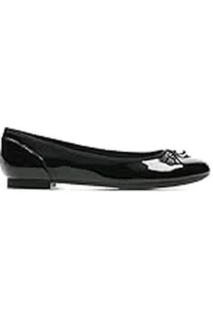 Clarks Couture Bloom, Bailarinas para Mujer, Charol Negro, 35 EU