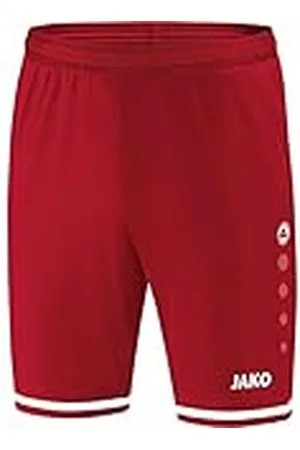 Jako Striker 2.0 - Pantalones de fútbol para Hombre, Hombre, Pantalones de fútbol, 4429, Rojo y Blanco., Medium