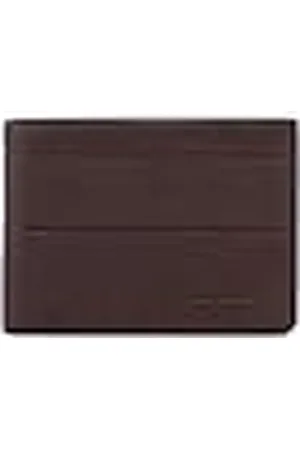 Piquadro Cartera para Hombre con Ventana de identificación abatible, Bolsillo de Moneda, Ranuras para Tarjetas de crédito y protección contra fraudes RFID, Oscuro, , Talla única, 0