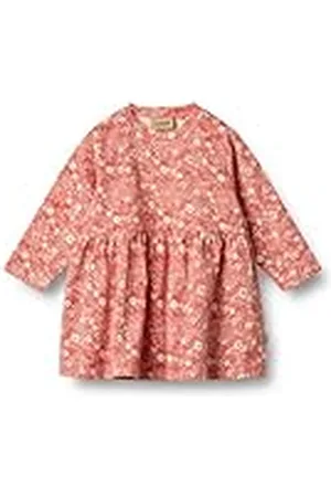 WHEAT Mädchen Jersey Kleid Sommerkleid Langarm Sessa Gots Zertifiziert Atuendo de Jugador, , 98 para Niñas