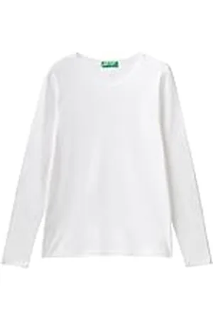Benetton Camiseta M/L 3ga2e16f9 Blusa, , XXS para Mujer