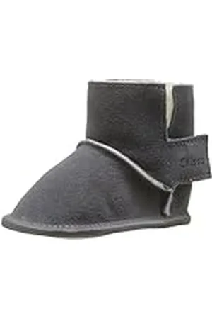 chicco 1050405 Nosek - Botines de Cuero para niños, Color Gris, Talla 16
