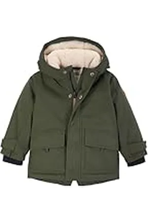 Killtec Niños Parka funcional/chaqueta de exterior con capucha FIOW 7 MNS PRK, dunkeloliv, 86/92, 42118-000