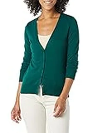 Amazon Jersey Ligero con Cuello de Pico (Disponible en Tallas Grandes) Mujer, , XS