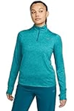 Nike FB4316-381 W NK Swift ELMNT DF UV HZ Top Sweatshirt Mujer Tamaño L