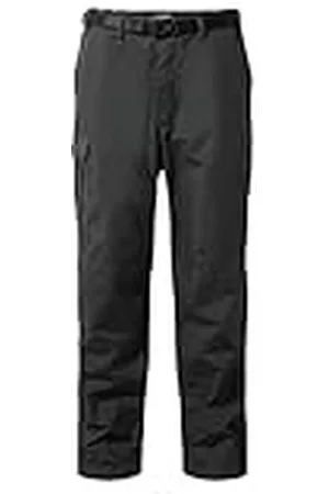 Craghoppers Kiwi Classic Trousers, Pantalones para Senderismo Hombre, Black Pepper, 32