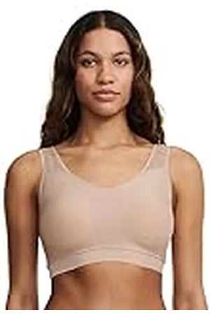 Chantelle Softstretch 11G1 Sujetador Estilo Bralette, Opaco, Beige Dore, M-L para Mujer