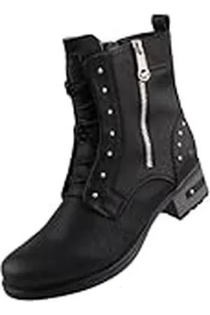 Mustang 1229522/9, Botín con Cordones Mujer, Black, 37 EU